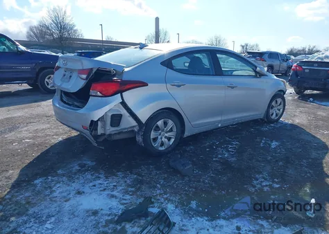 2016 Hyundai Elantra Se из США, поврежденный, VIN KMHDH4AE1GU488112